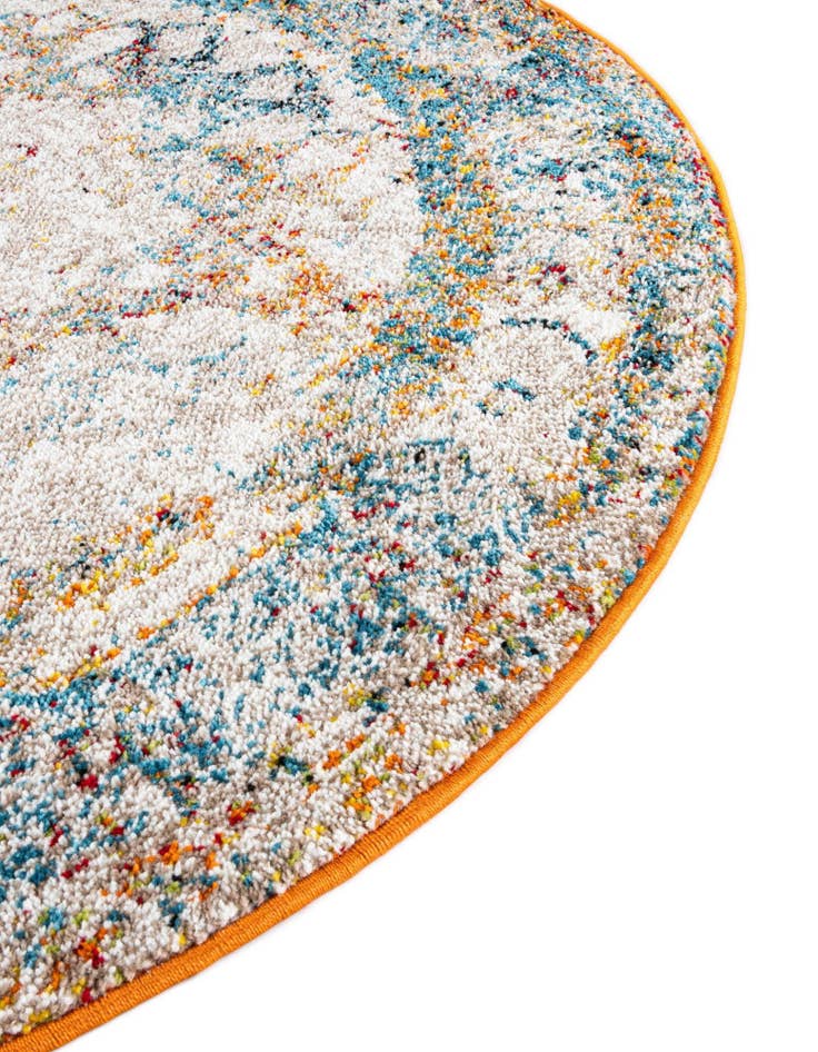 Detail image of 4' x 4' Venice Round Rug