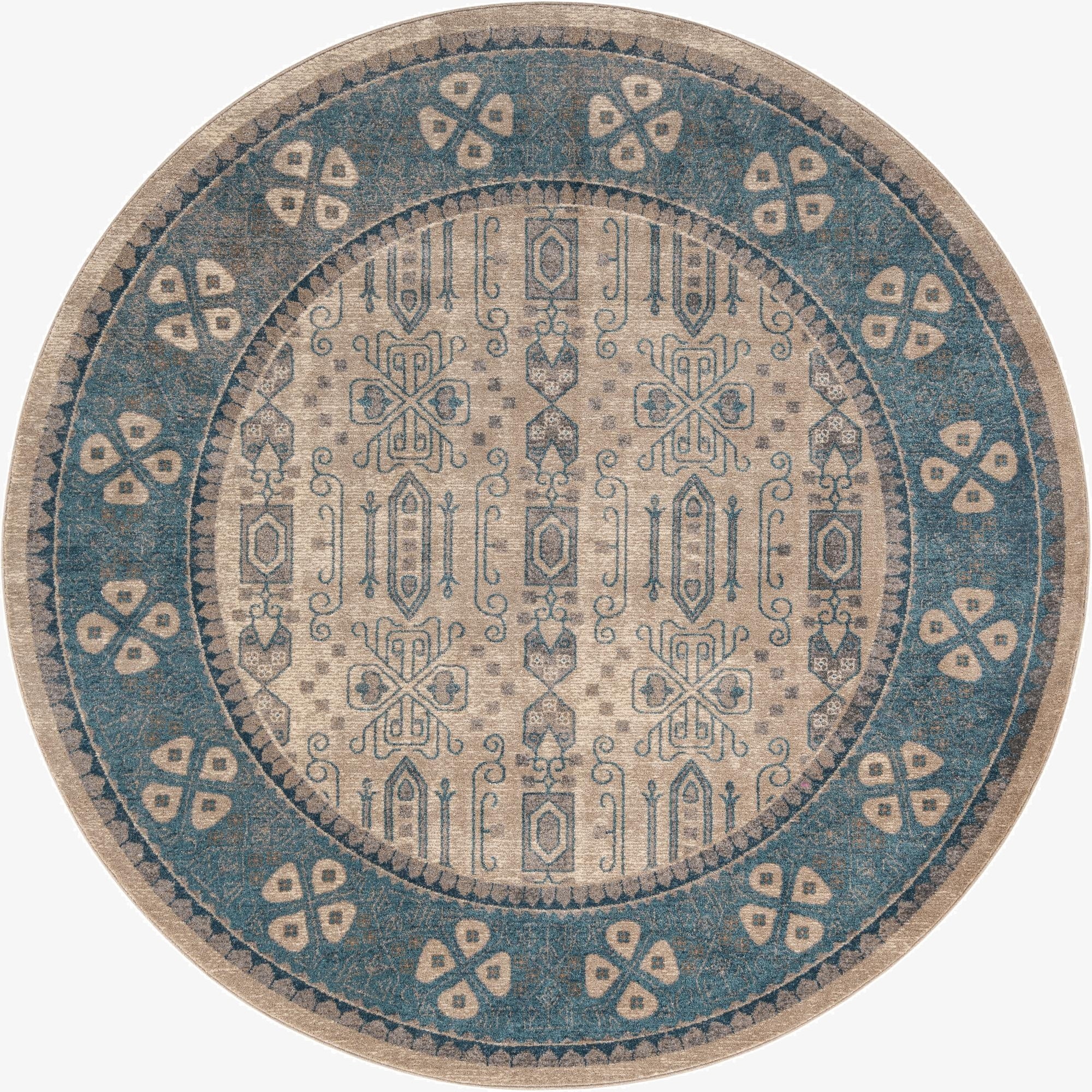 7' 3 x 7' 3 Vienna Round Rug