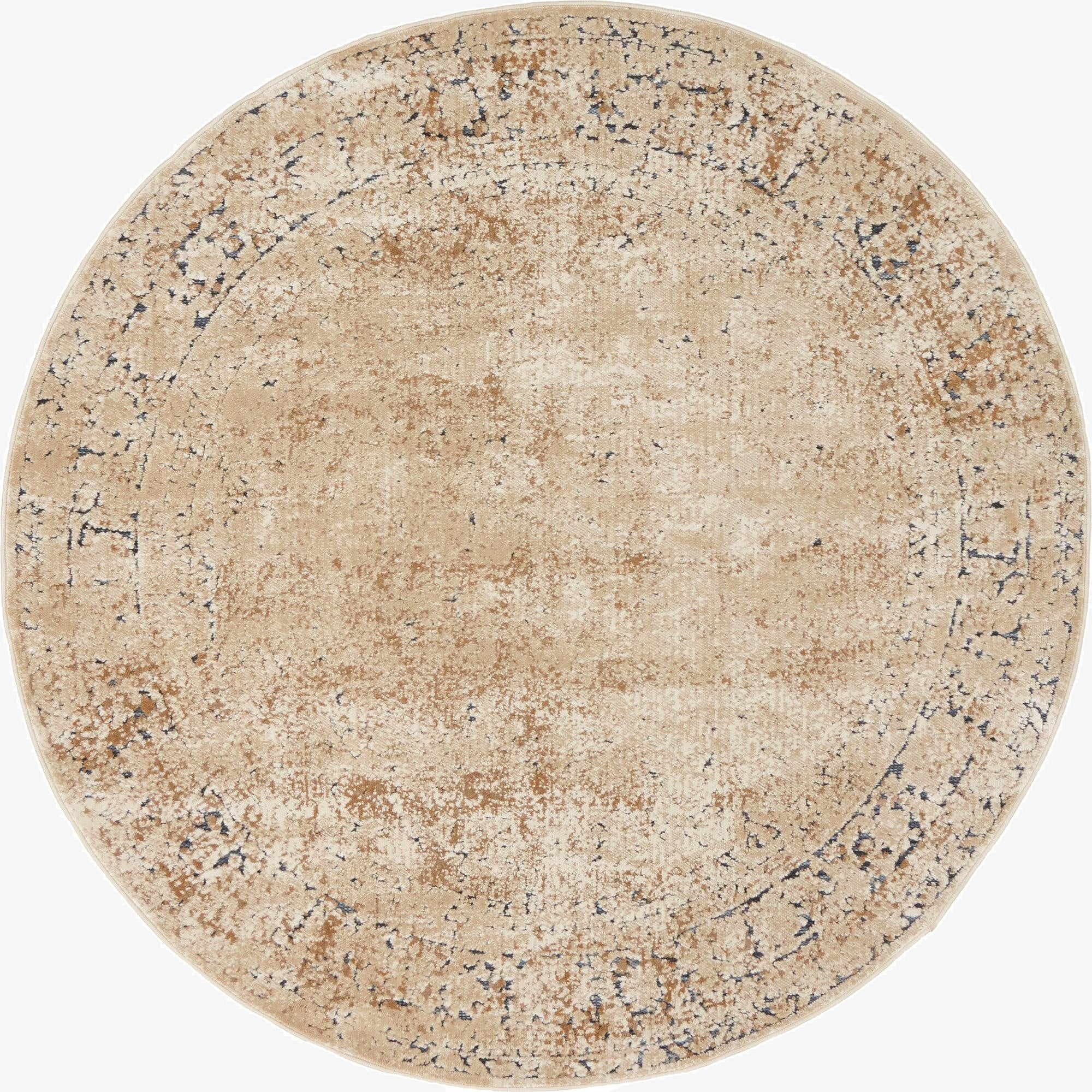 4' x 4' Villa Round Rug