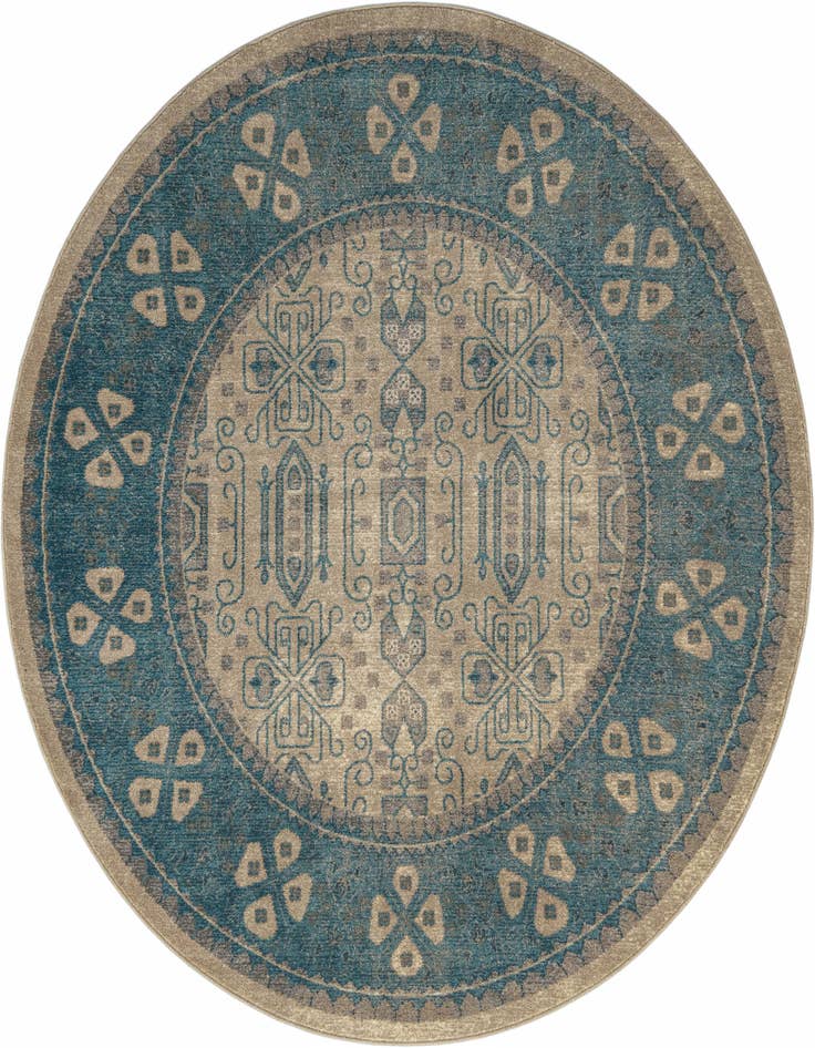 Detail image of 6' x 6' Viola Round Rug