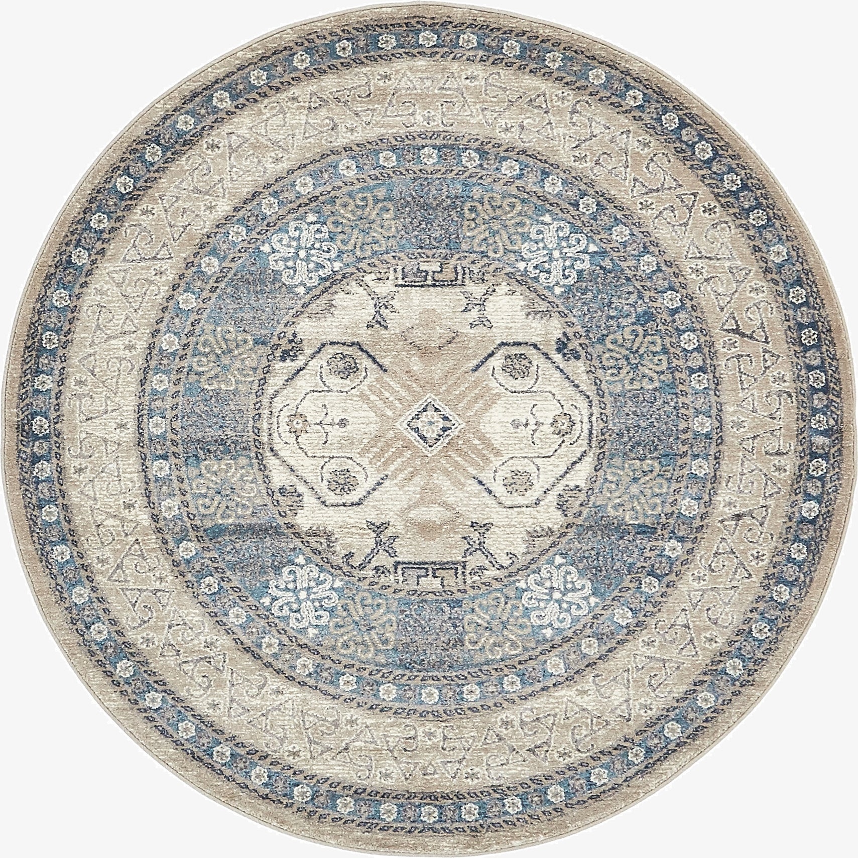 5' x 5' Viola Round Rug