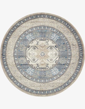 5' x 5' Viola Round Rug