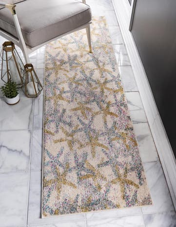 2' 2 x 6' 9 Washable Amalfi Runner Rug
