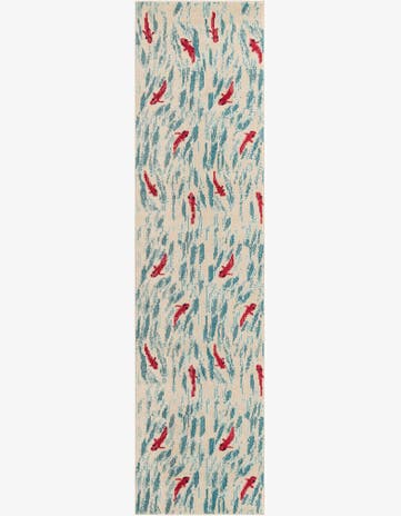 Beige Washable Amalfi Runner Rug