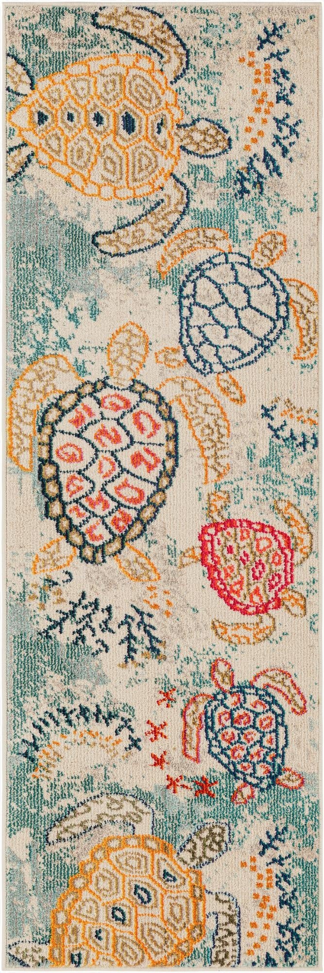 2' x 6' 1 Washable Amalfi Runner Rug