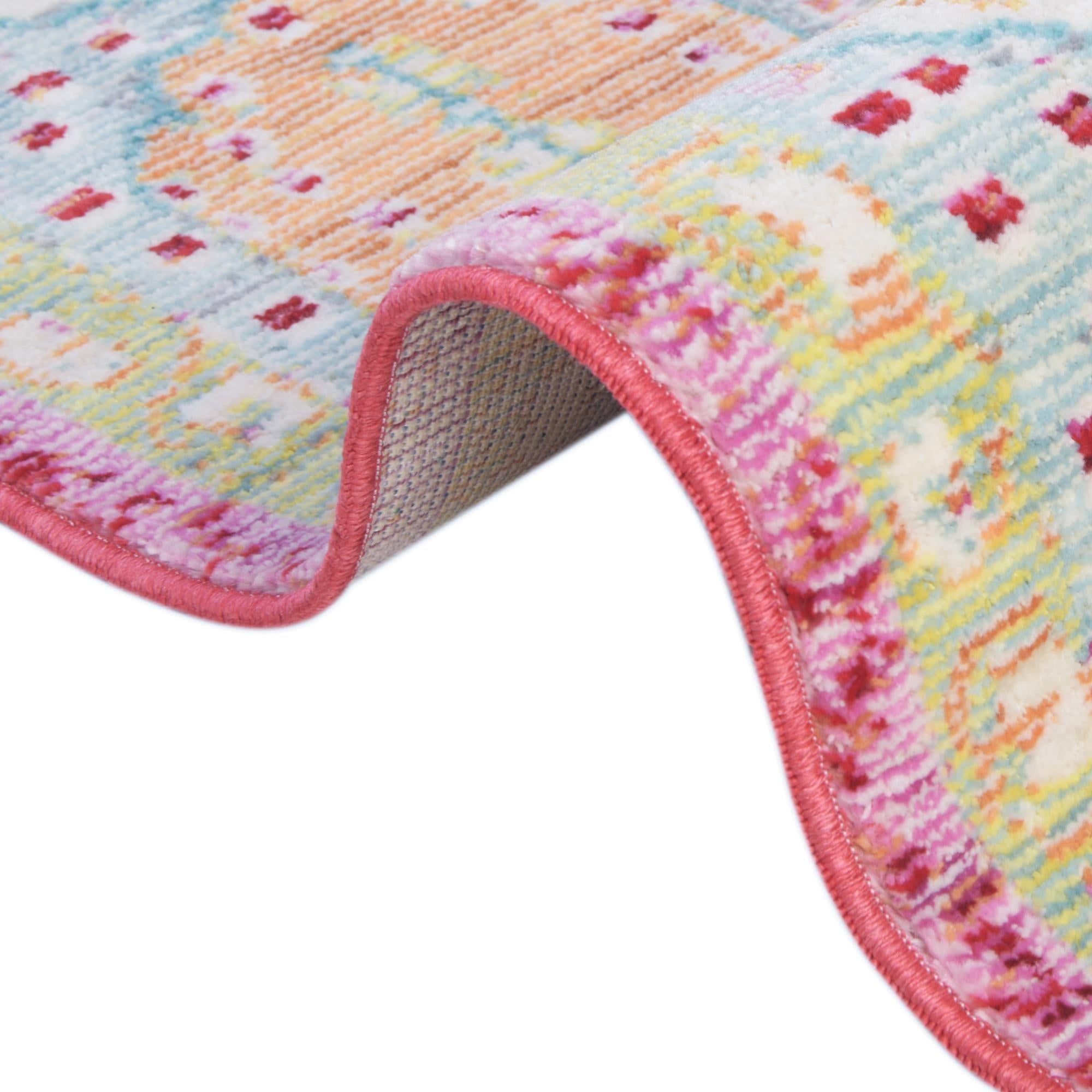 2' 7 x 9' 10 Aqua Runner Rug