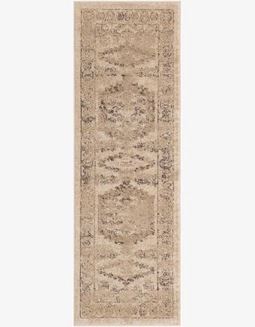 Beige Arcadia Runner Rug