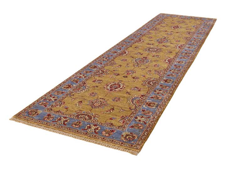 2' 8 x 10' 3 Hand Knotted Ariana Ziegler Runner Rug