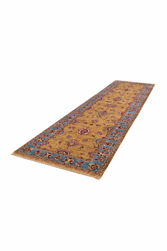 2' 8 x 10' 3 Hand Knotted Ariana Ziegler Runner Rug