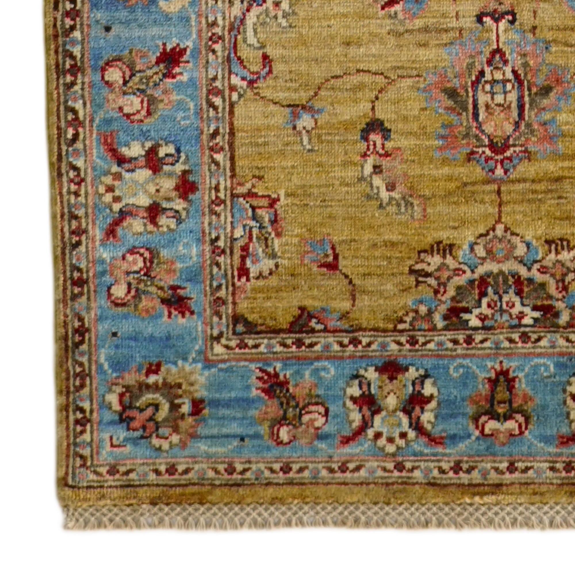 2' 8 x 10' 3 Hand Knotted Ariana Ziegler Runner Rug