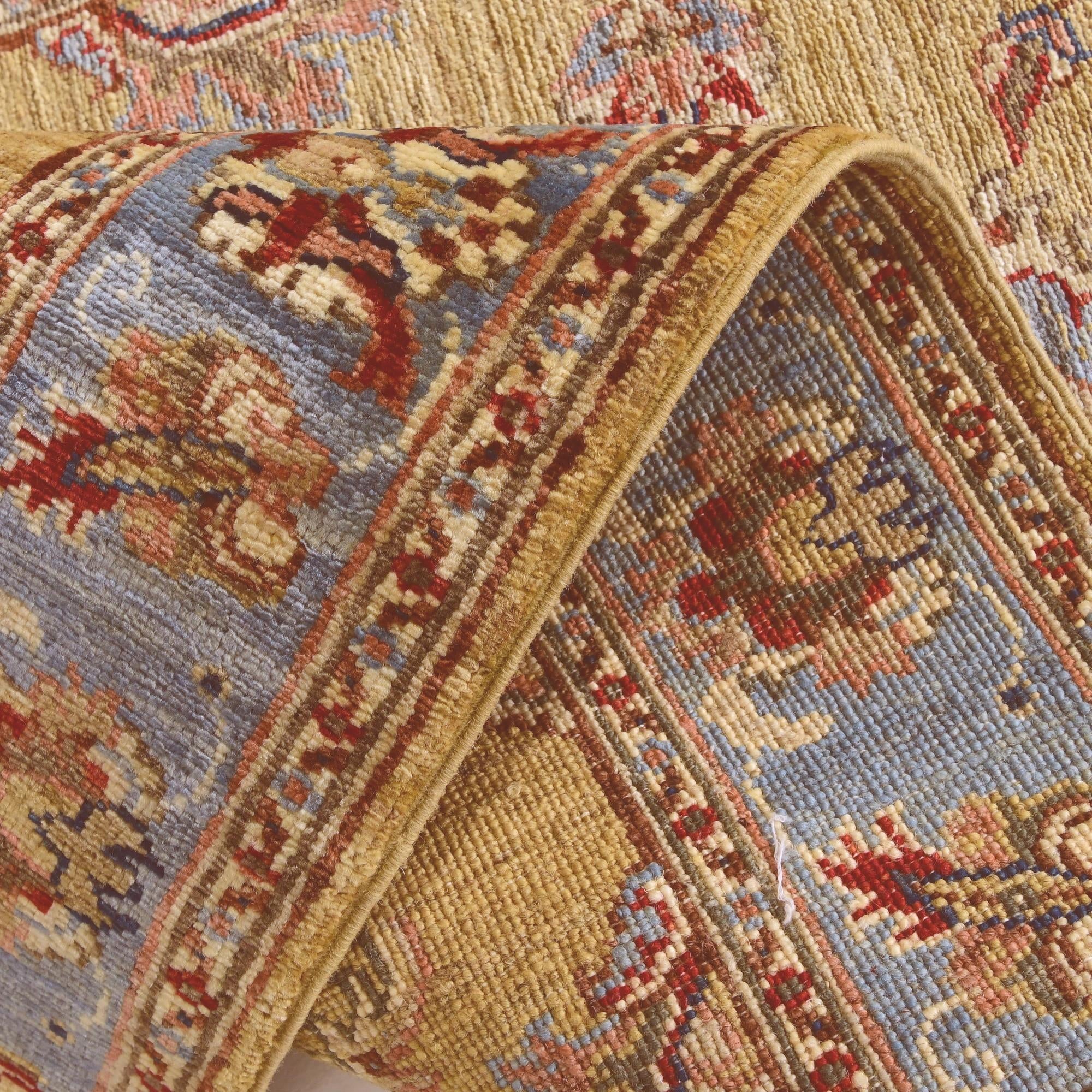 2' 8 x 10' 3 Hand Knotted Ariana Ziegler Runner Rug