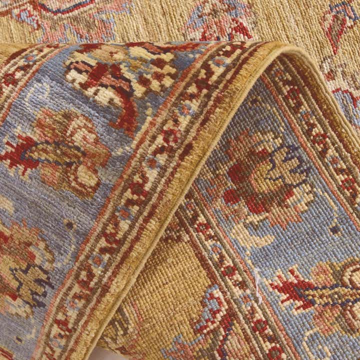 2' 8 x 10' 3 Hand Knotted Ariana Ziegler Runner Rug
