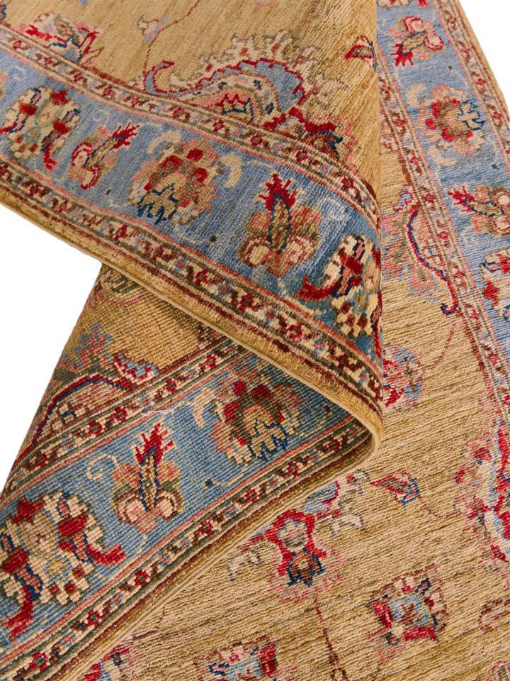 2' 8 x 10' 3 Hand Knotted Ariana Ziegler Runner Rug