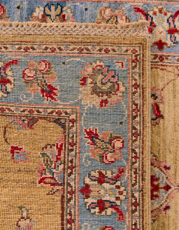 Detail image of 2' 8 x 10' 3 Hand Knotted Ariana Ziegler Runner Rug