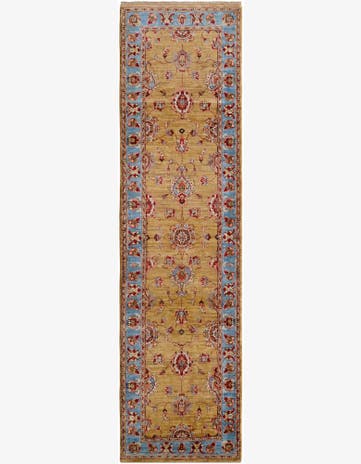 2' 8 x 10' 3 Hand Knotted Ariana Ziegler Runner Rug