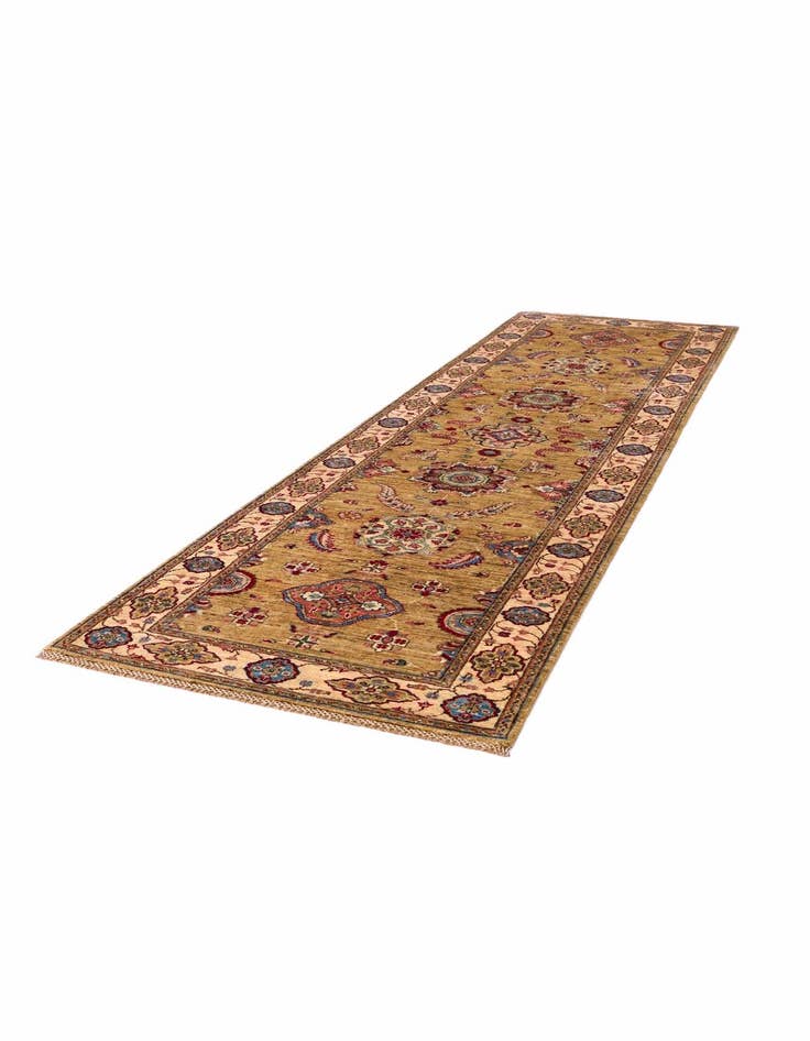 Detail image of 2' 11 x 10' 6 Hand Knotted Ariana Ziegler Runner Rug