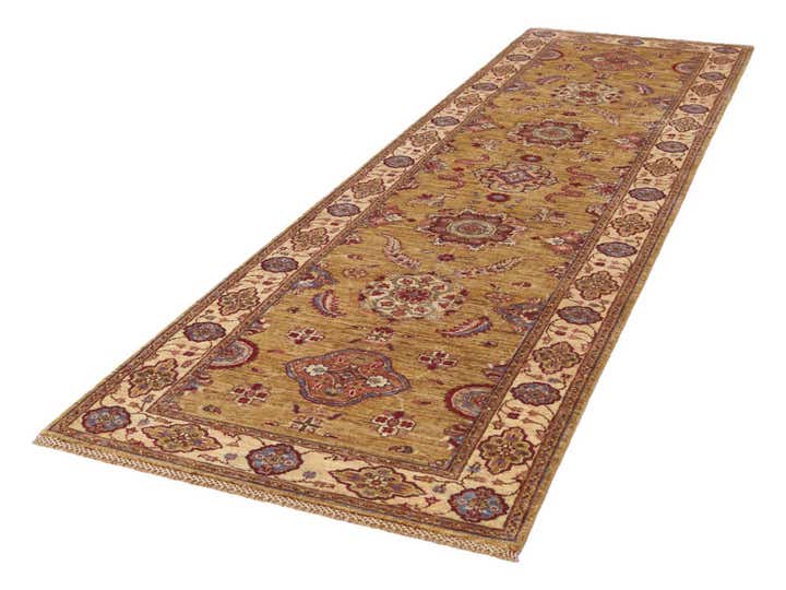 2' 11 x 10' 6 Hand Knotted Ariana Ziegler Runner Rug