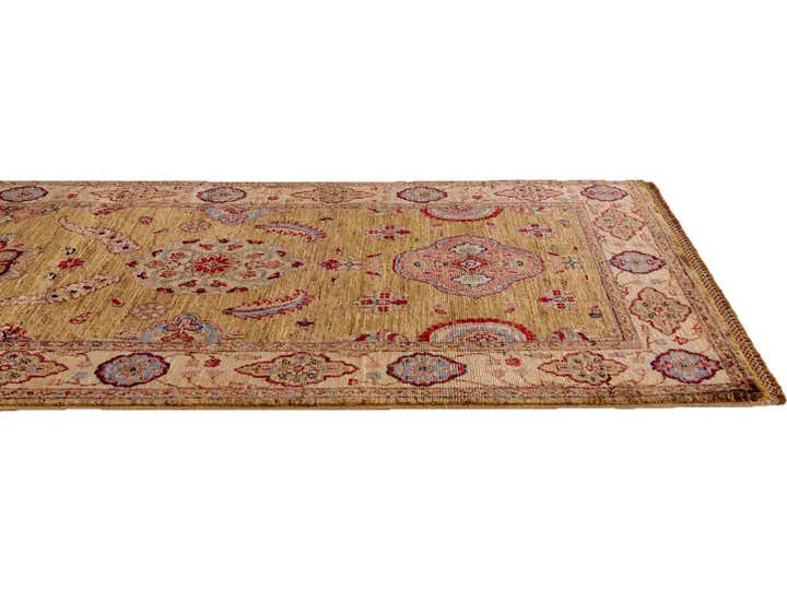 2' 11 x 10' 6 Hand Knotted Ariana Ziegler Runner Rug
