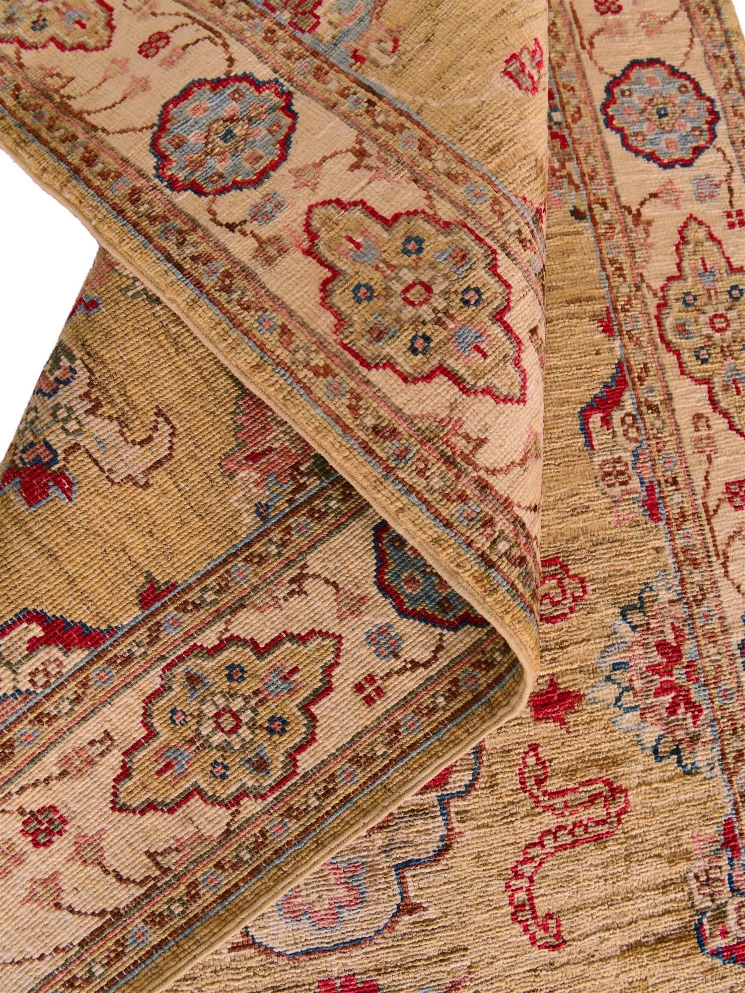2' 11 x 10' 6 Hand Knotted Ariana Ziegler Runner Rug