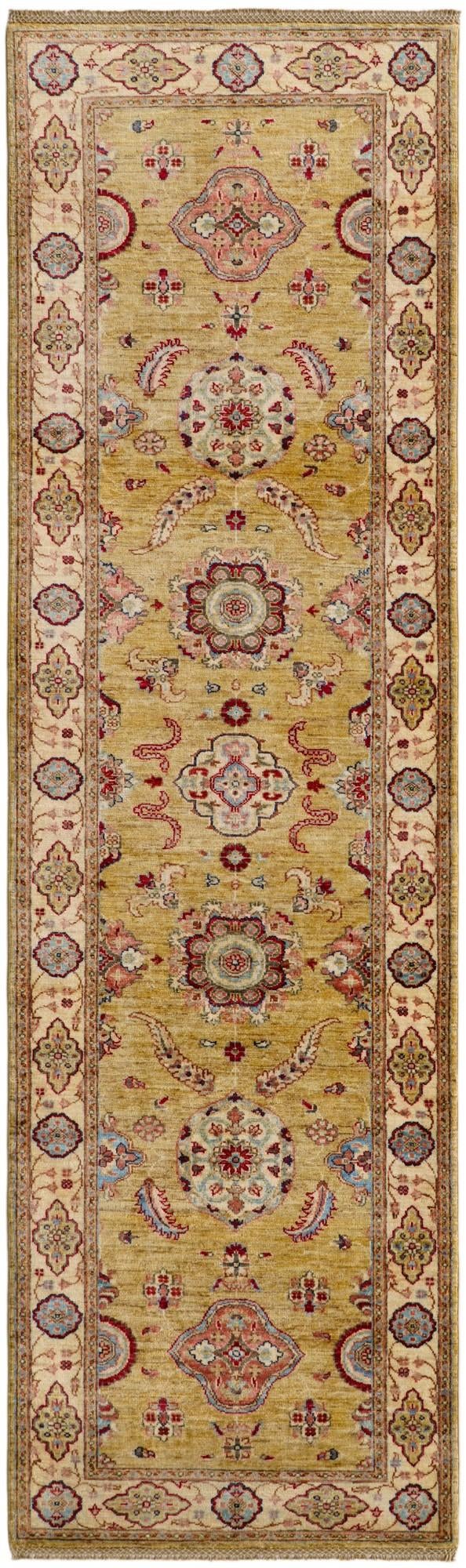 2' 11 x 9' 8 Hand Knotted Ariana Ziegler Runner Rug