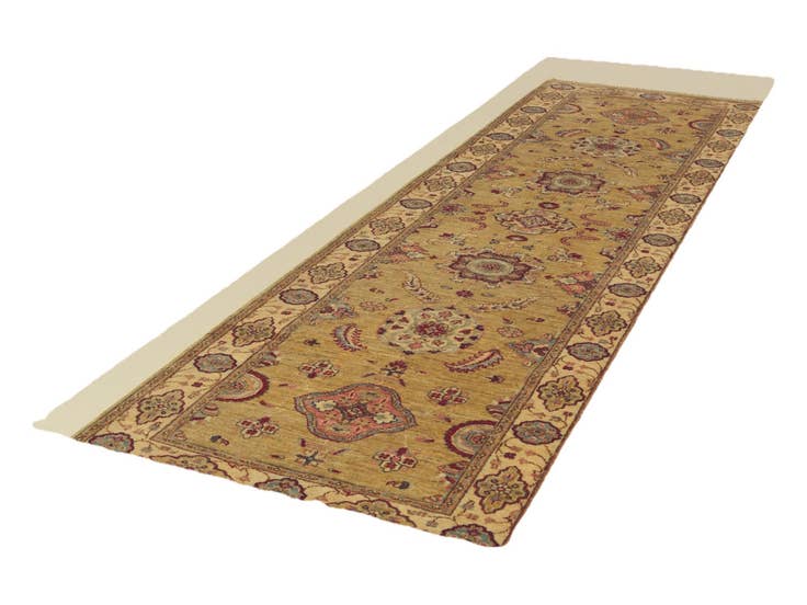 Detail image of 2' 9 x 9' 8 Hand Knotted Ariana Ziegler Runner Rug