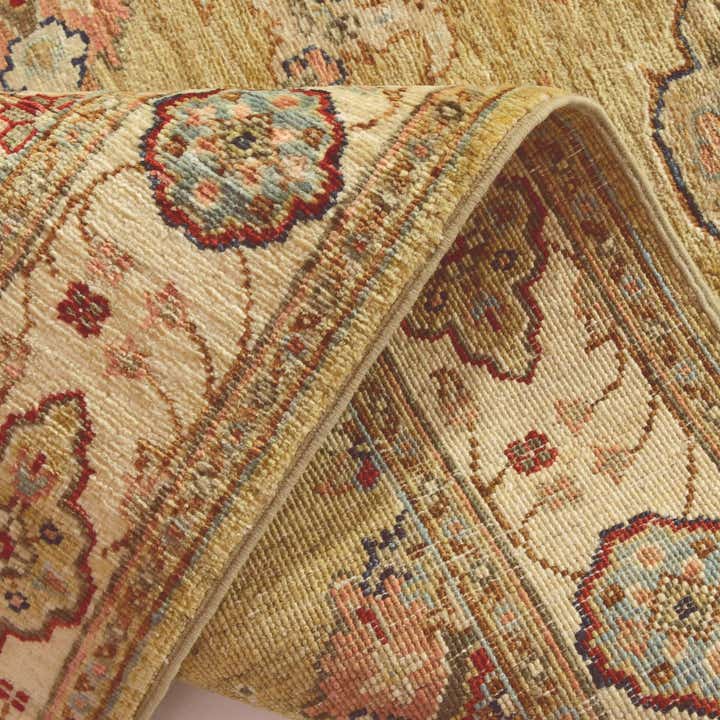 2' 9 x 9' 8 Hand Knotted Ariana Ziegler Runner Rug