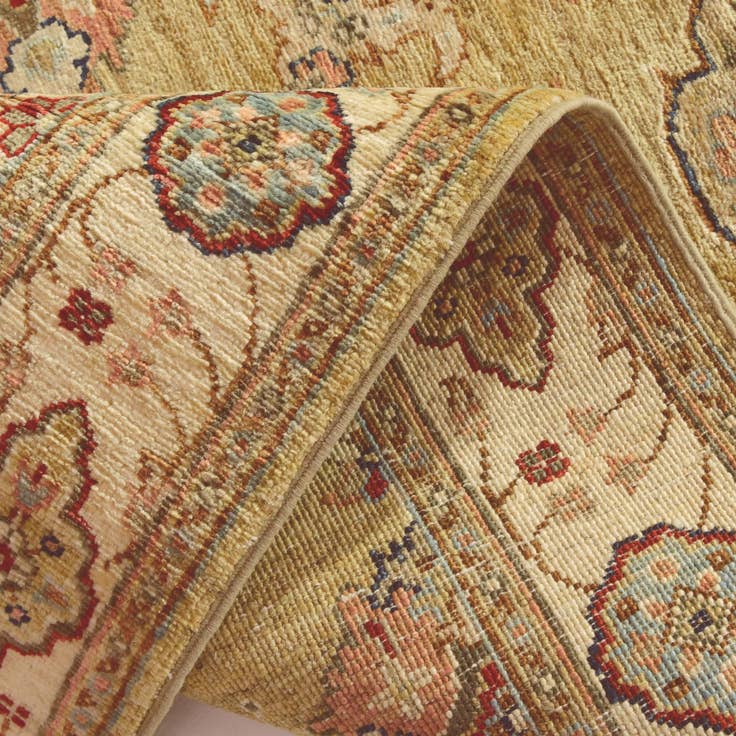 Detail image of 2' 9 x 9' 8 Hand Knotted Ariana Ziegler Runner Rug
