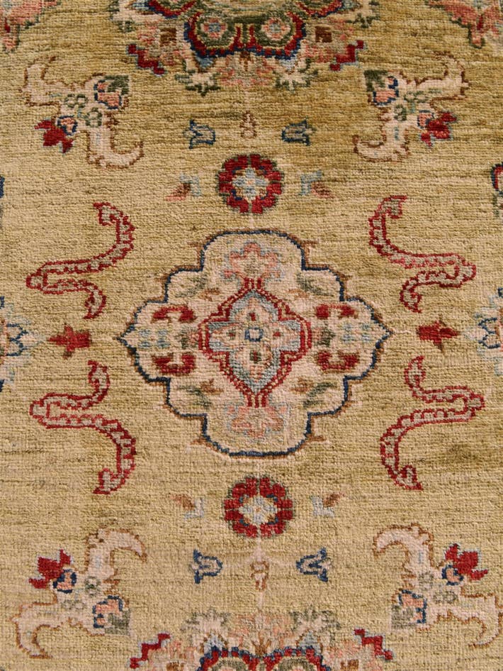 Detail image of 2' 9 x 9' 8 Hand Knotted Ariana Ziegler Runner Rug
