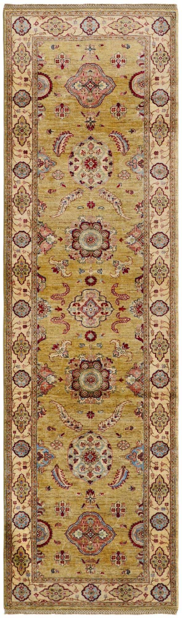 2' 9 x 9' 8 Hand Knotted Ariana Ziegler Runner Rug