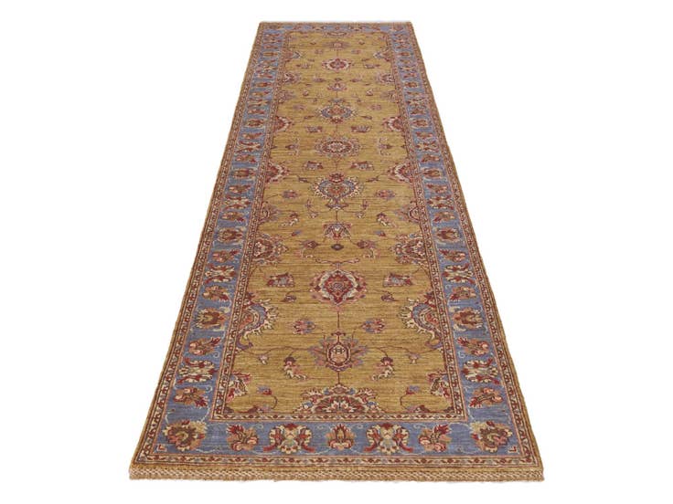 Detail image of 2' 8 x 10' 4 Hand Knotted Ariana Ziegler Runner Rug