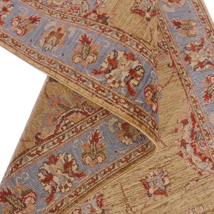 Detail image of 2' 8 x 10' 4 Hand Knotted Ariana Ziegler Runner Rug