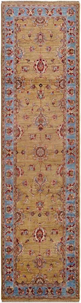2' 8 x 10' 4 Hand Knotted Ariana Ziegler Runner Rug