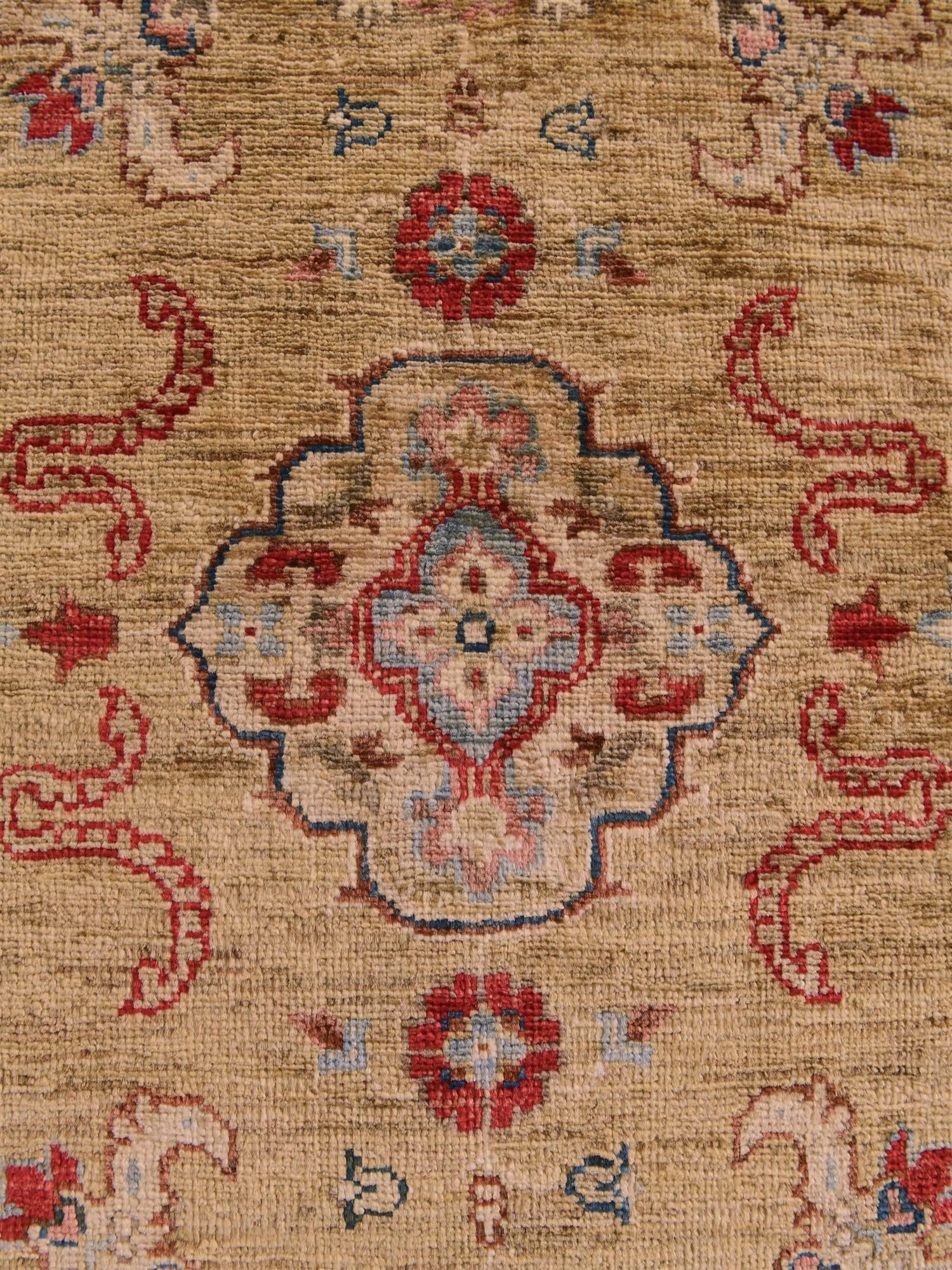 2' 11 x 10' 6 Hand Knotted Ariana Ziegler Runner Rug