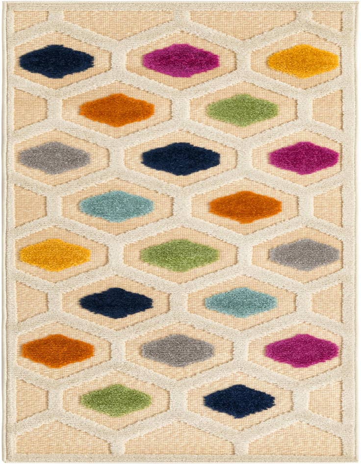 Detail image of 2' x 6' Easy-Clean Aruba Indoor / Outdoor Runner Rug