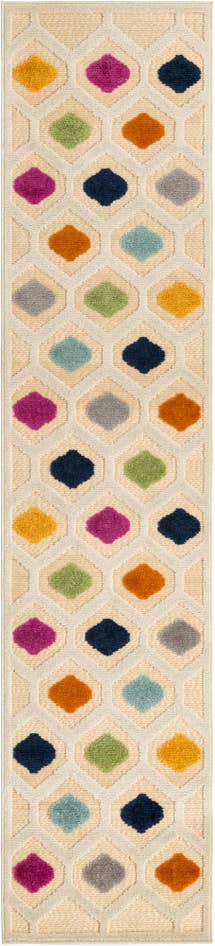 Detail image of 2' x 10' Easy-Clean Aruba Indoor / Outdoor Runner Rug