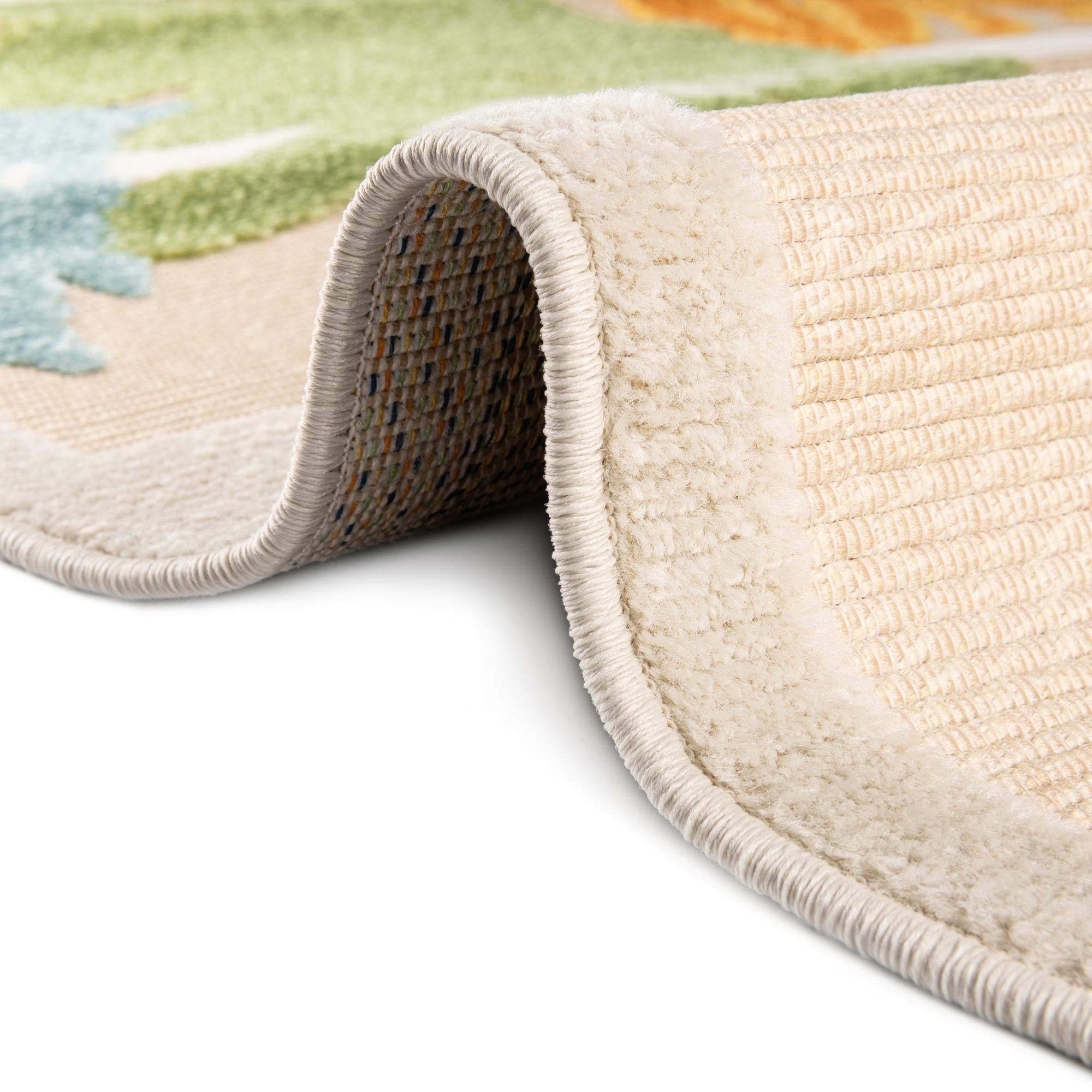 2' x 6' Easy-Clean Aruba Indoor / Outdoor Runner Rug