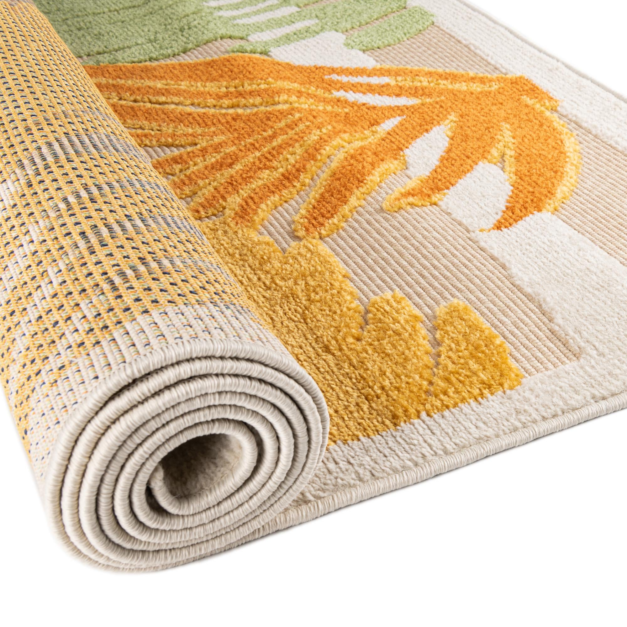 2' x 6' Easy-Clean Aruba Indoor / Outdoor Runner Rug