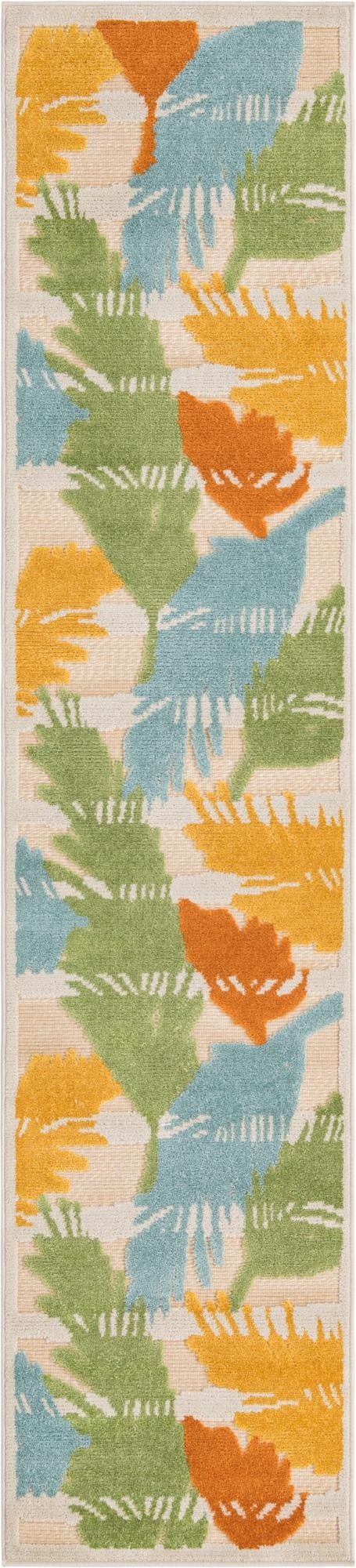 2' x 10'  Washable Aruba Indoor / Outdoor Runner Rug