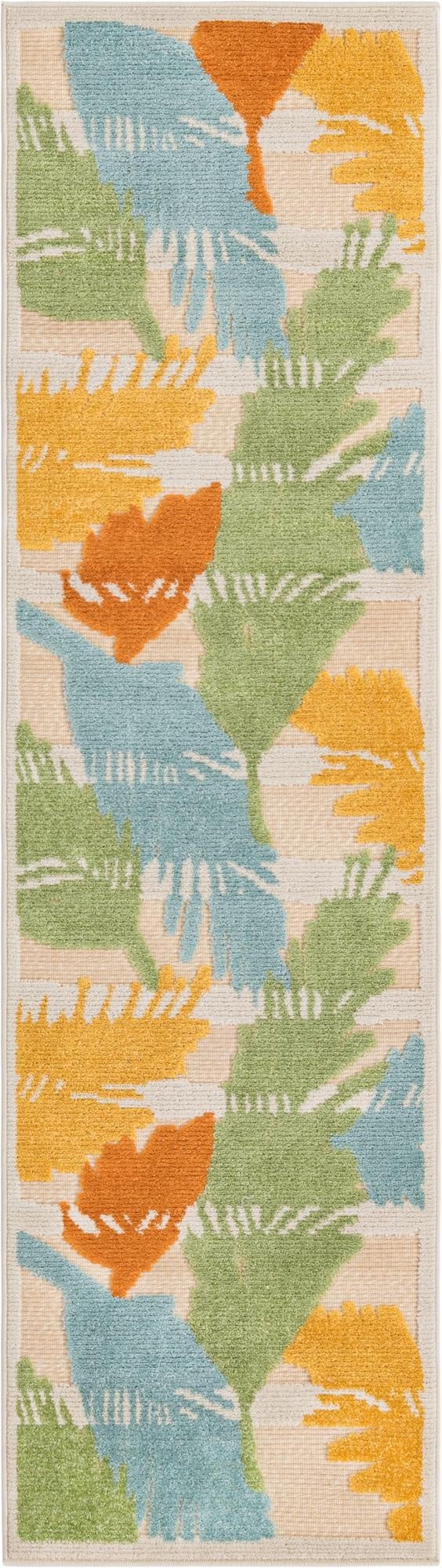 2' x 8'  Washable Aruba Indoor / Outdoor Runner Rug