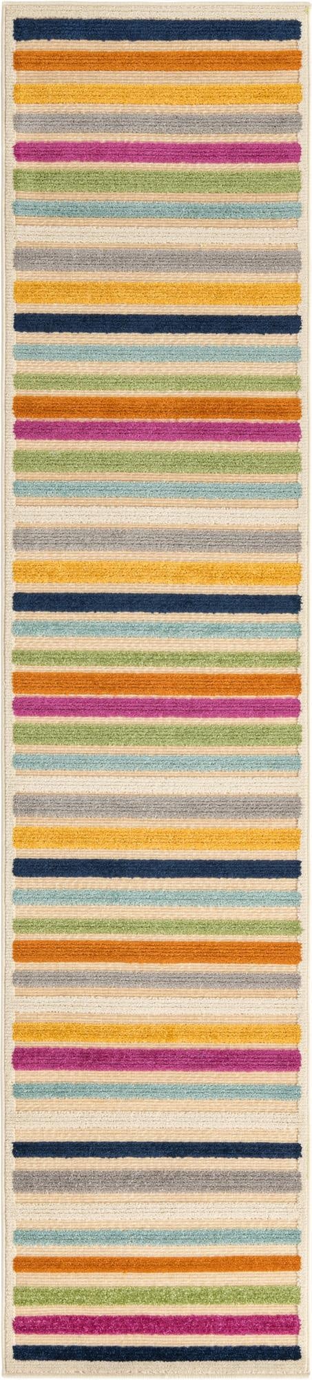 2' x 10'  Washable Aruba Indoor / Outdoor Runner Rug