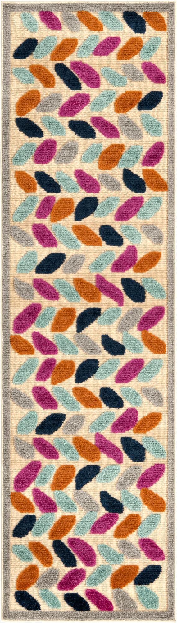 2' x 8'  Washable Aruba Indoor / Outdoor Runner Rug