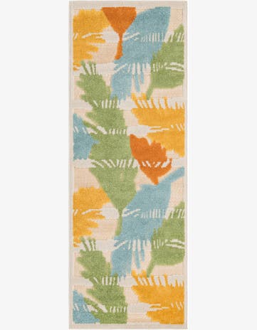 Beige Easy-Clean Aruba Indoor / Outdoor Runner Rug