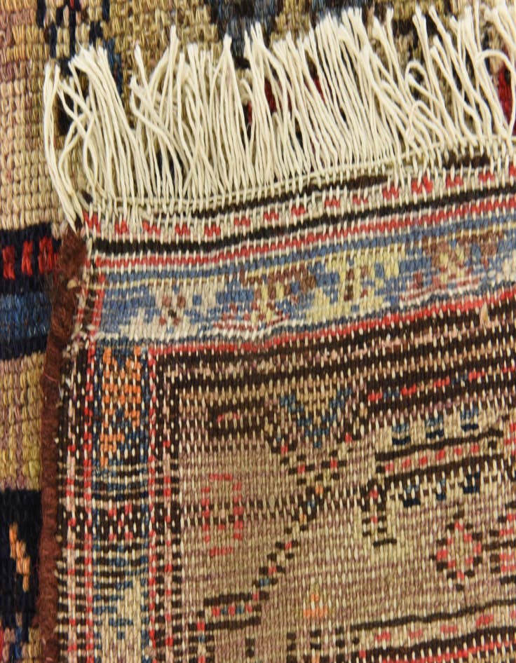 Detail image of 3' 7 x 10' 2  Hand Knotted Bakhtiar Persian Wool Runner Rug