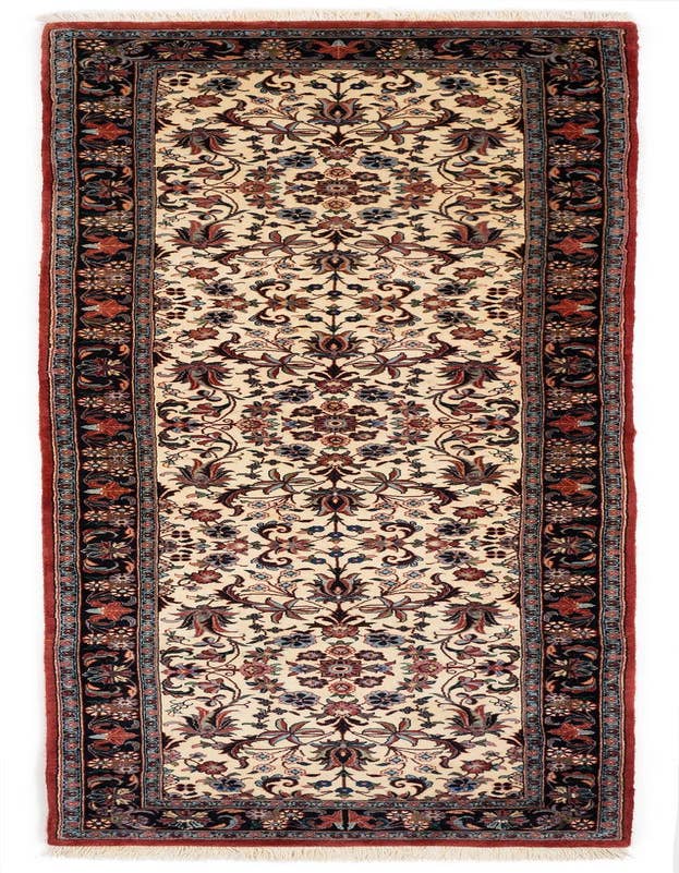 Detail image of 2' 5 x 8' 6 Bidjar With Silk Runner Rug