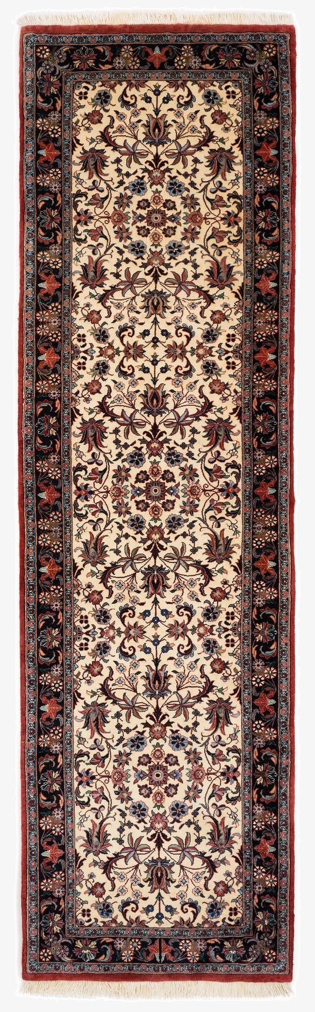 2' 5 x 8' 6 Bidjar With Silk Runner Rug