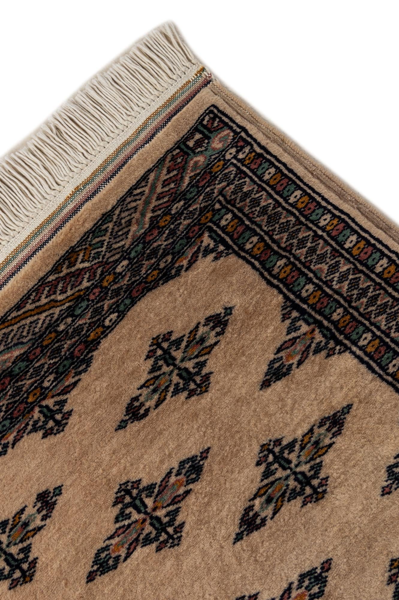 2' 1 x 6' 1 Hand Knotted Bokhara Oriental Wool Runner Rug