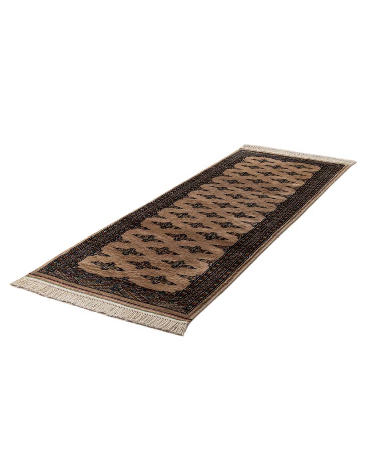 Detail image of 2' 1 x 6' 1 Hand Knotted Bokhara Oriental Wool Runner Rug