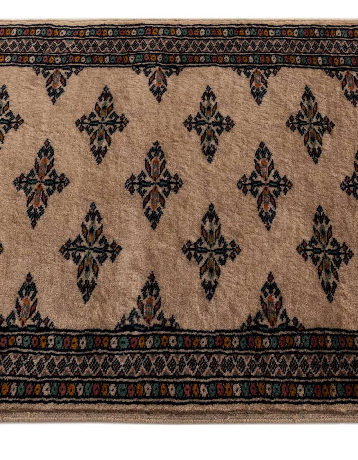 Detail image of 2' 1 x 6' 1  Hand Knotted Bokhara Oriental Wool Runner Rug