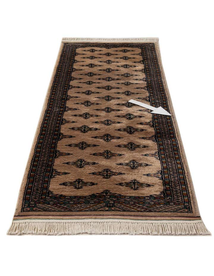 2' 1 x 6' 1 Hand Knotted Bokhara Oriental Wool Runner Rug