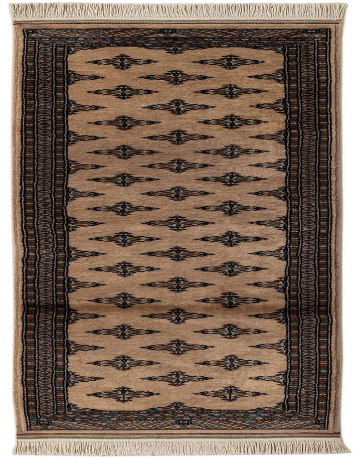 Detail image of 2' 1 x 6' 1 Hand Knotted Bokhara Oriental Wool Runner Rug